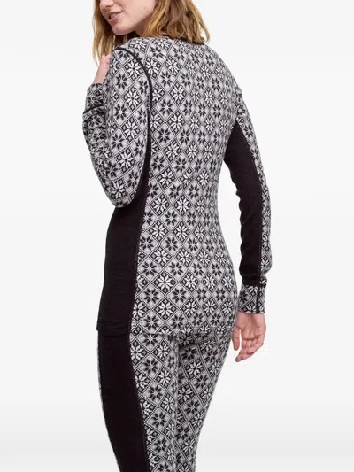 Kari Traa Rose Patterned Long-sleeved T-shirt In Multi