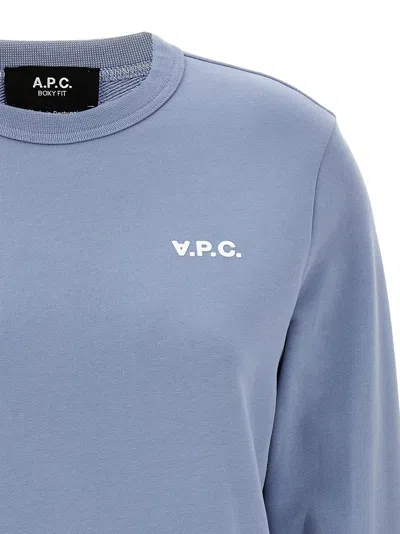 A.p.c. Sweatshirt In Blue