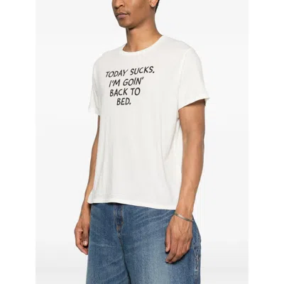 R13 Offwh T-shirt In White