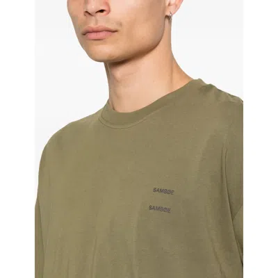 Samsoe & Samsoe Samsoe Samsoe Joel T-shirt In Green