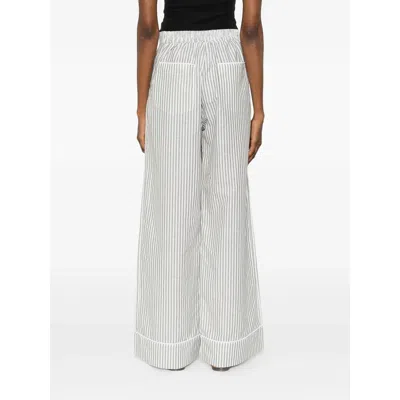 Riviera® Striped-pattern Pants In Gray