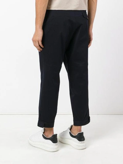 Shop Ports 1961 Cropped Trousers In Blue