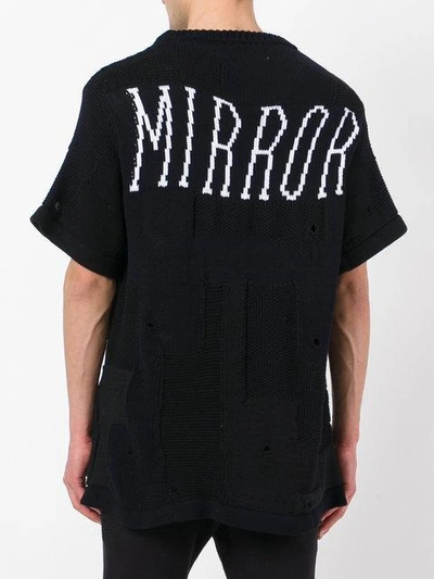 Shop Off-white Distressed Knit T-shirt