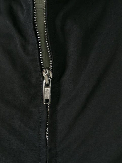 Shop Rick Owens Drkshdw Zipped Lightweight Jacket In Black