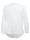 Faith Connexion Band Collar Shirt In White