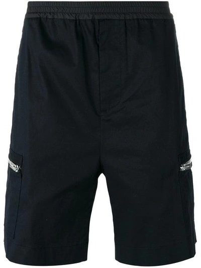 Les Hommes Bermuda Shorts - Black