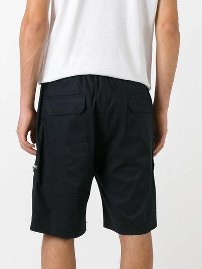 Shop Les Hommes Bermuda Shorts - Black