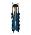 CHLOÉ Georgette Rope Tie Pleated Maxi Dress