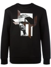 Neil Barrett Black Steve Mcqueen Modernist Pullover