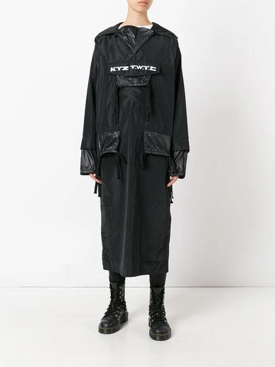 Shop Ktz 'twtc' Elongated Jacket In Black