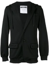 MOSCHINO hooded logo blazer,A0515022911983879
