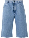 Gosha Rubchinskiy Yin Yang Denim Shorts In Blue