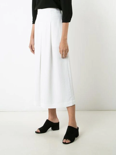 Shop Tibi Flared Cropped Trousers