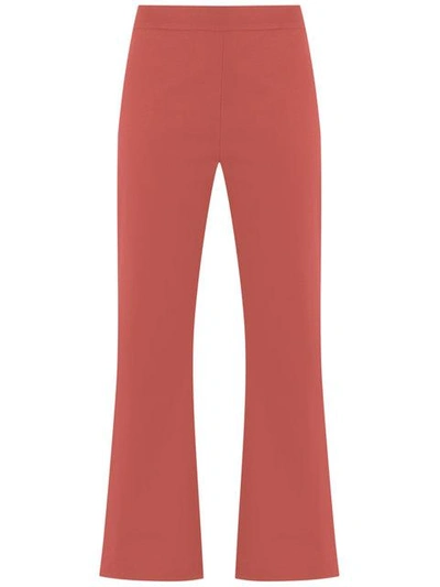 Shop Talie Nk Cropped Trousers In Yellow