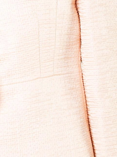 Shop Carven Textured Fitted Jacket In Pink