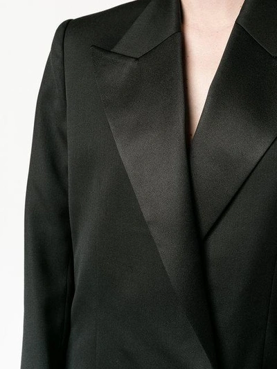 Shop Saint Laurent Tuxedo Jumpsuit In Black