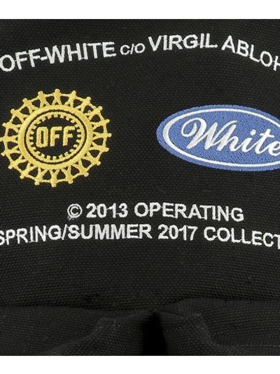 Shop Off-white Black Fabric Backpack