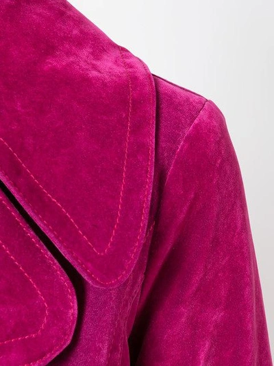 Shop Marc Jacobs Velvet Coat