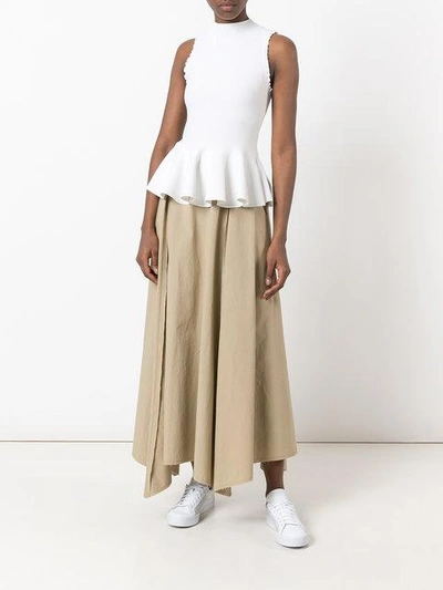 Shop Loewe Pleated Full Skirt