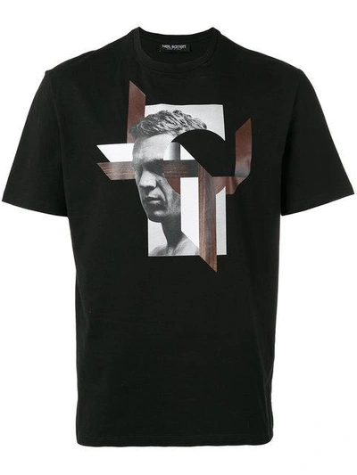 Shop Neil Barrett Graphic Print T-shirt