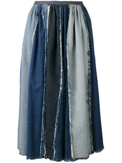 Antonio Marras Contrast Pleated Skirt