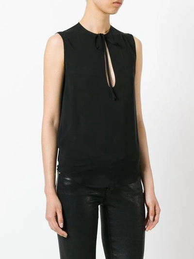 Shop Dsquared2 Keyhole Cut-out Sleeveless Top