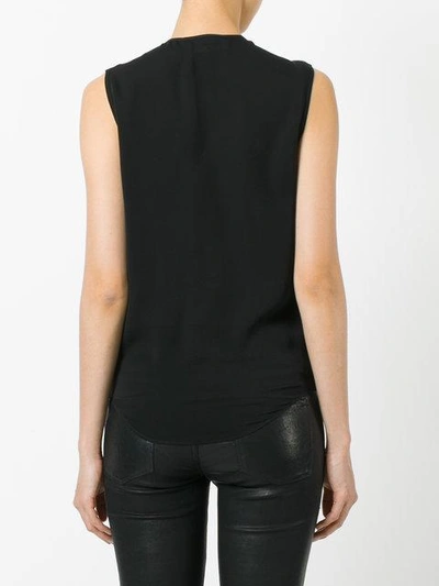 Shop Dsquared2 Keyhole Cut-out Sleeveless Top