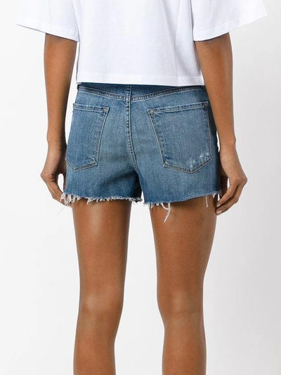 Shop J Brand Frayed Denim Shorts