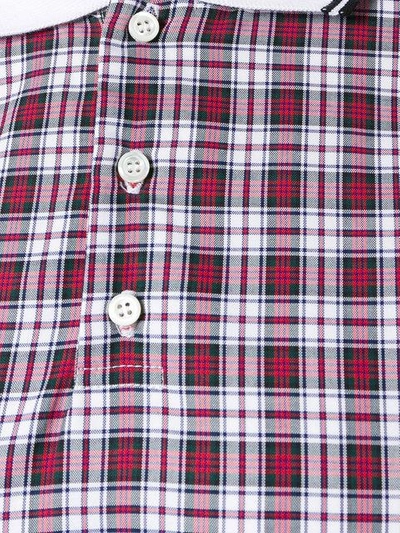 Shop Dsquared2 Plaid Polo Shirt