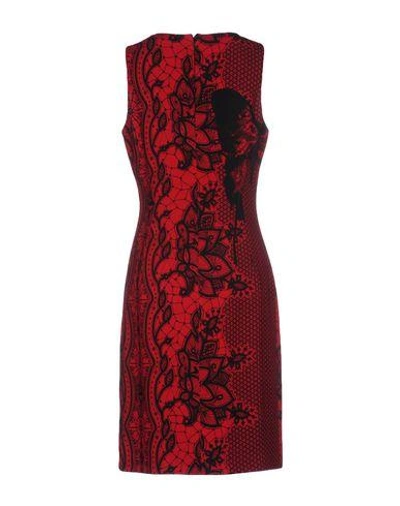 Shop Philipp Plein Knee-length Dresses In Red