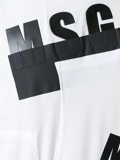 Shop Msgm Printed Logo T-shirt