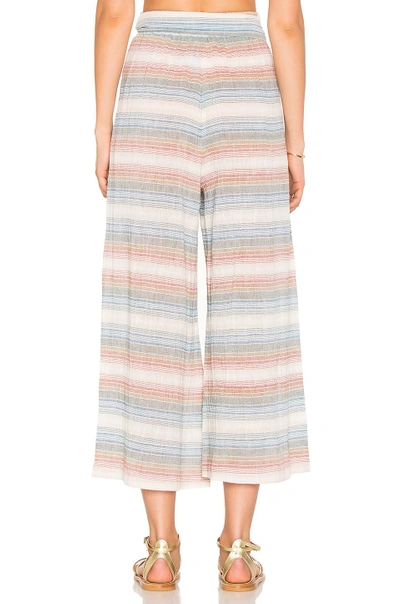 Shop Mara Hoffman Tie Waist Culottes In Multi