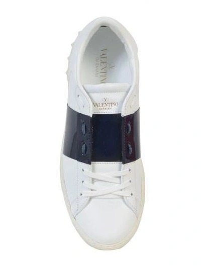 Shop Valentino Garavani  Garavani Sneaker In White/blue