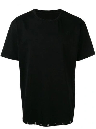 Rta Eyelet Trimmed Cotton Jersey T-shirt In Black | ModeSens