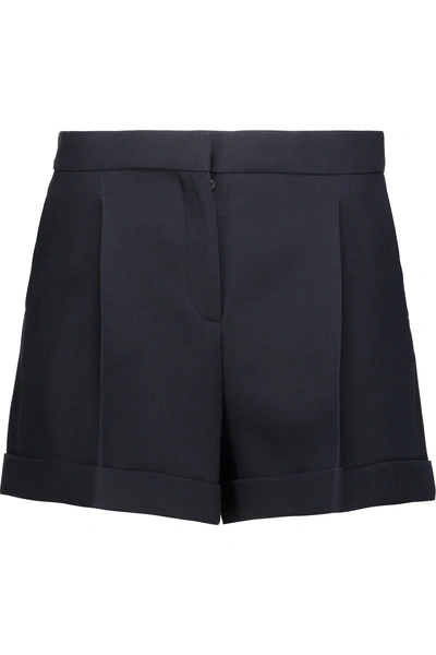 Valentino Wool And Silk-blend Crepe Shorts