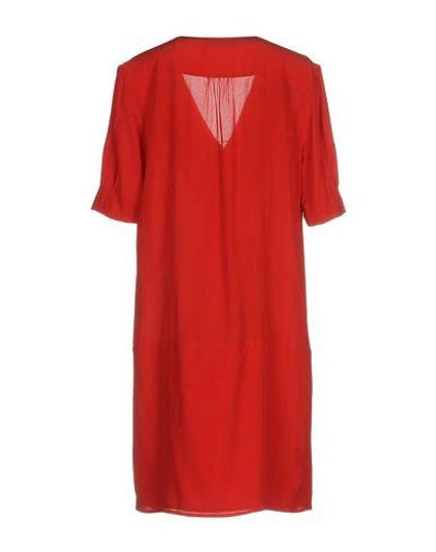 Shop Sonia Rykiel Short Dress In Red