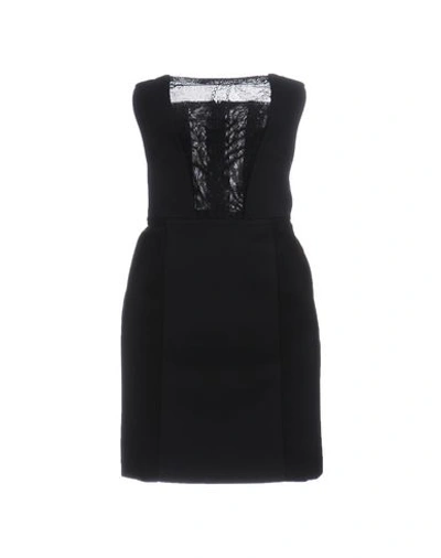 Maje Short Dress In Black
