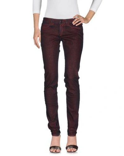 Shop Barbara Bui Jeans In Brick Red
