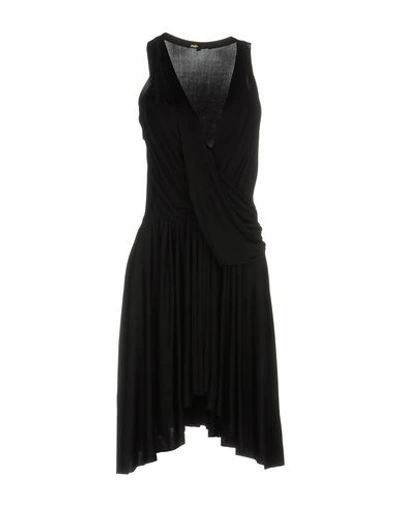 Maje Short Dress In Black