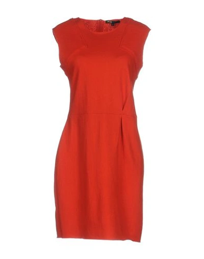 Maje Short Dress In Red