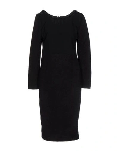 Maje Knee-length Dress In Black