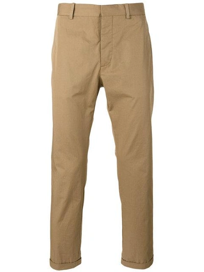 Marni Slim Fit Cropped Chinos