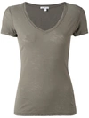 James Perse Deep V Neck Tee