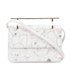 M2MALLETIER White 'La Fleur Du Mal' Printed Flower Bag,619977787717930159