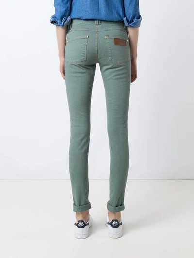 Shop Amapô Skinny Jeans - Green