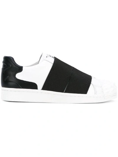 Ash Clip Elastic Slip-on Sneaker, White In Bianco