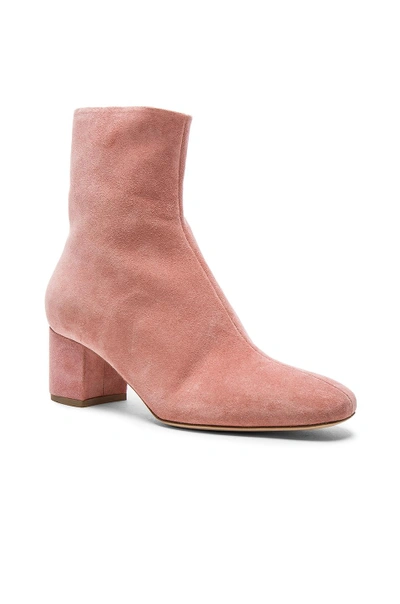 Shop Brother Vellies Kaya Boot In Flamingo Suede