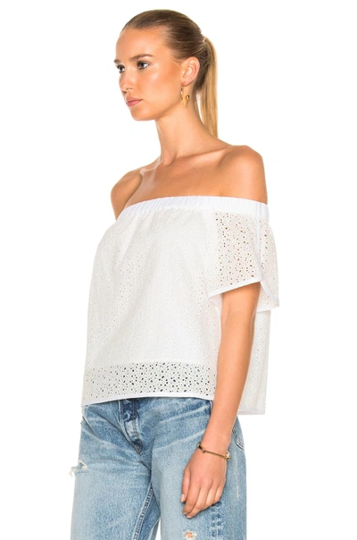 Shop Rag & Bone Flavia Top In White