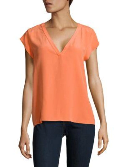 Joie Rubina Top Sft Snd, Coral In Hot Coral