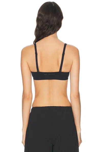 Nikeskims Studio Stretch Micro Bra In Obsidian